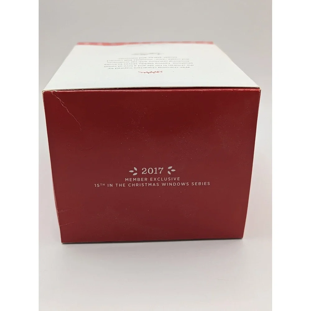 2017 HALLMARK KEEPSAKE ORNAMENT CHRISTMAS WINDOW # 15 MEMBER EXCLUSIVE Fishing